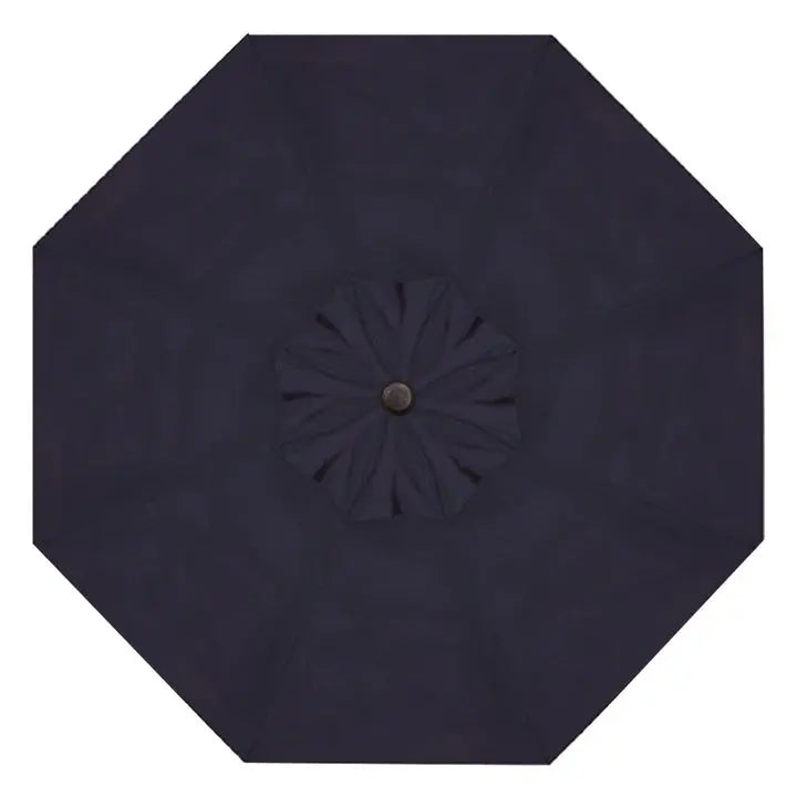 Treasure Garden 9' Octagon Auto Tilt Umbrella with Black Frame Outdoor Umbrellas & Sunshades