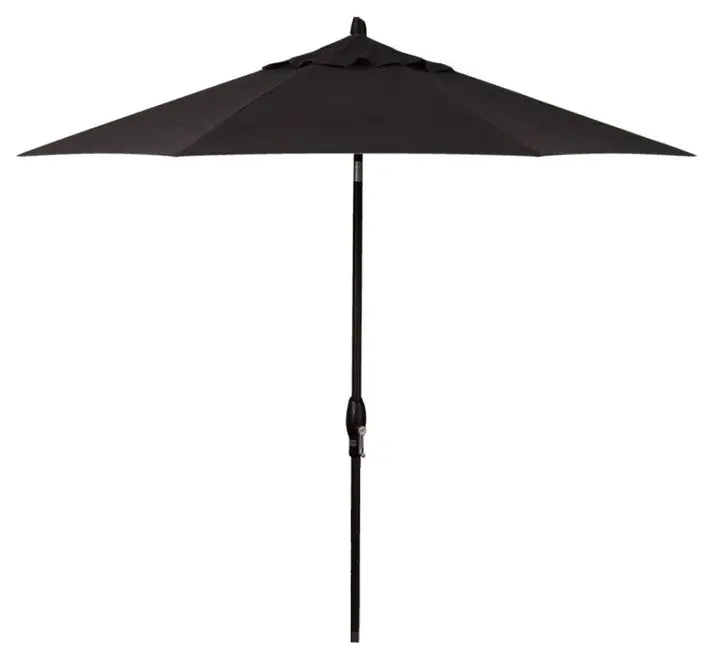 Treasure Garden 9' Octagon Auto Tilt Umbrella with Black Frame Outdoor Umbrellas & Sunshades