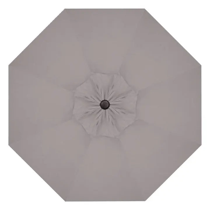 Treasure Garden 9' Octagon Auto Tilt Umbrella with Black Frame Outdoor Umbrellas & Sunshades