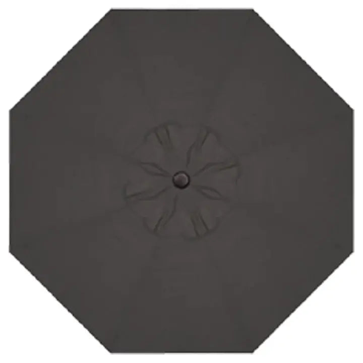 Treasure Garden 9' Octagon Auto Tilt Umbrella with Black Frame Outdoor Umbrellas & Sunshades