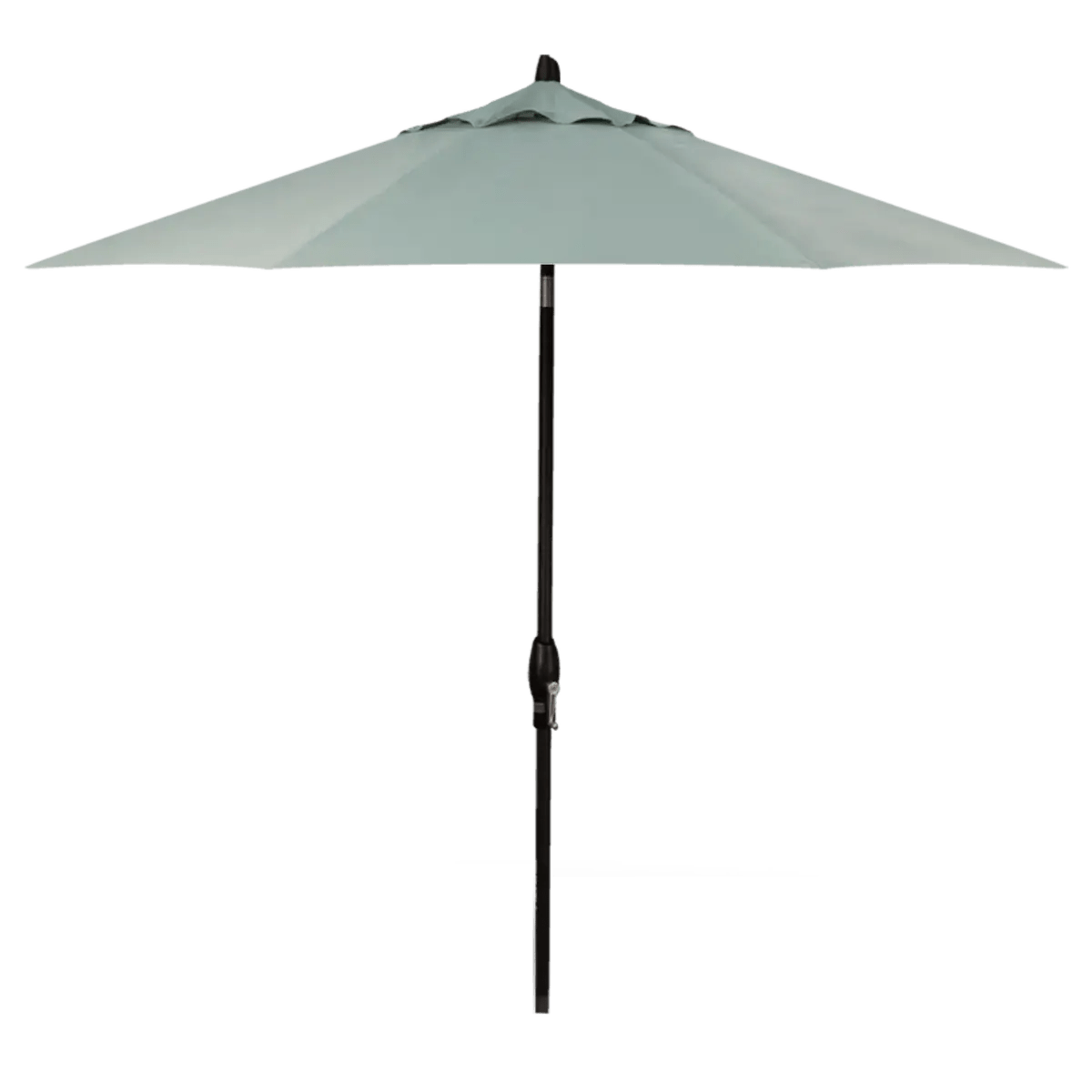 Treasure Garden 9' Octagon Auto Tilt Umbrella with Black Frame Outdoor Umbrellas & Sunshades