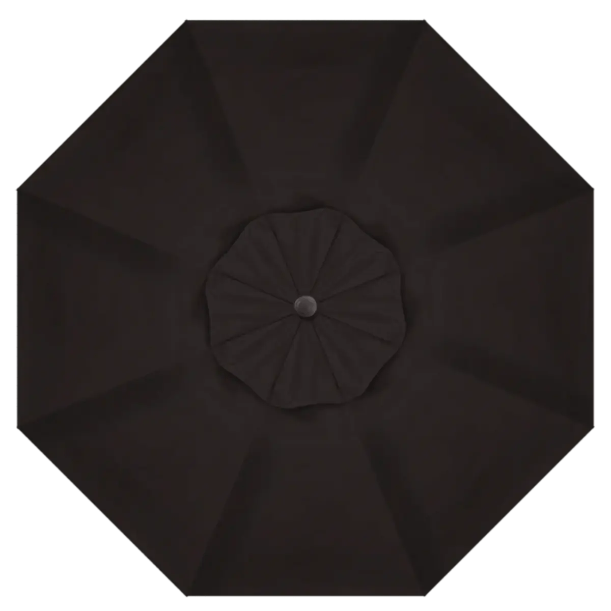 Treasure Garden 9' Octagon Auto Tilt Umbrella with Black Frame Outdoor Umbrellas & Sunshades