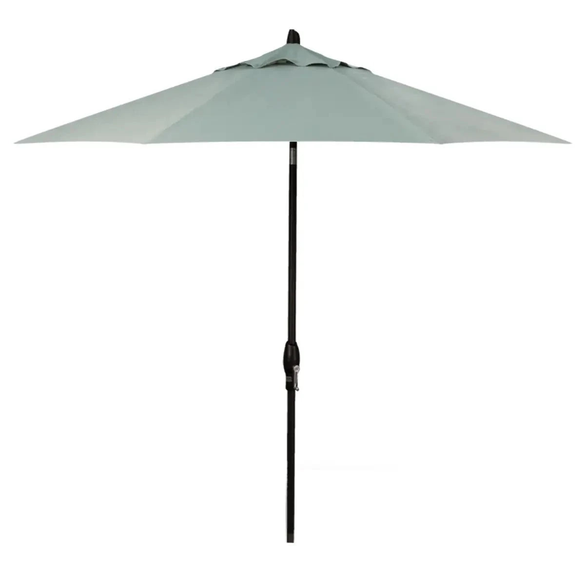 Treasure Garden 9' Octagon Auto Tilt Umbrella with Black Frame Outdoor Umbrellas & Sunshades Spa, Grade C 12038335