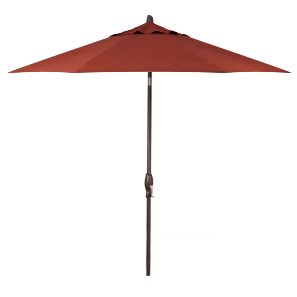 garden treasures red offset patio umbrella yjaf-819b Treasure Garden 9' Octagon Auto Tilt Patio Umbrella, Bronze