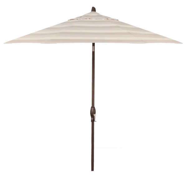 Treasure Garden 9' Vented Push Button Tilt Umbrella, Bronze