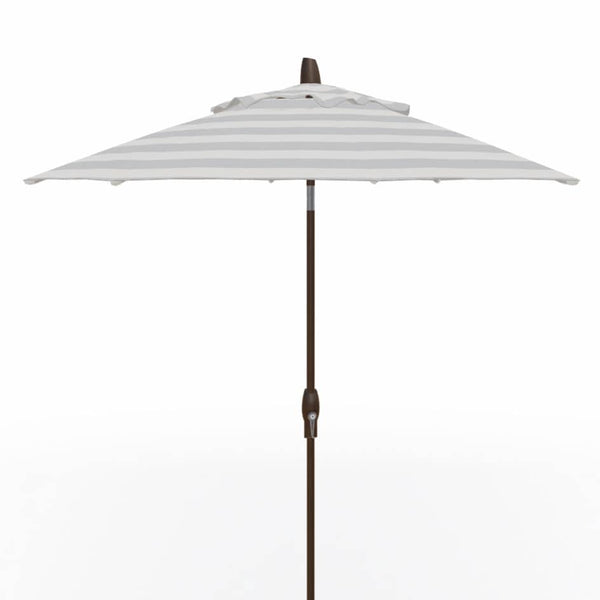Treasure Garden 9' Vented Push Button Tilt Umbrella, Bronze