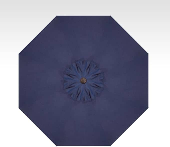 Treasure Garden 9' Octagon Auto Tilt Umbrella with Bronze Frame Outdoor Umbrellas & Sunshade Spectrum Indigo, Grade A 12049257