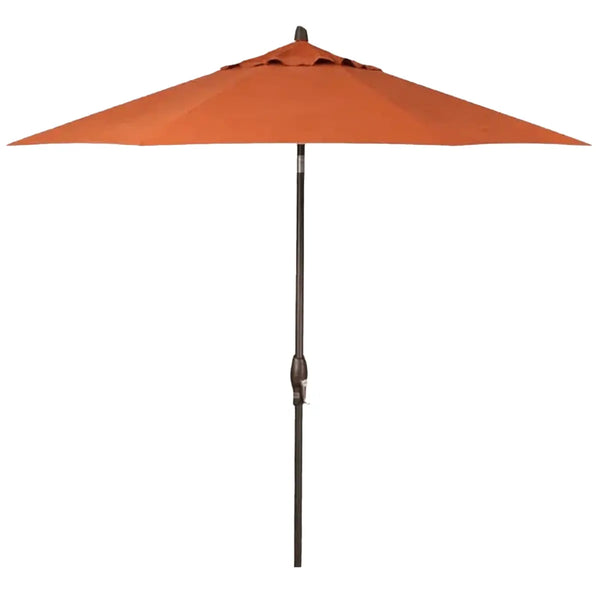 garden treasures red offset patio umbrella yjaf-819b Treasure Garden 9' Octagon Auto Tilt Patio Umbrella, Bronze