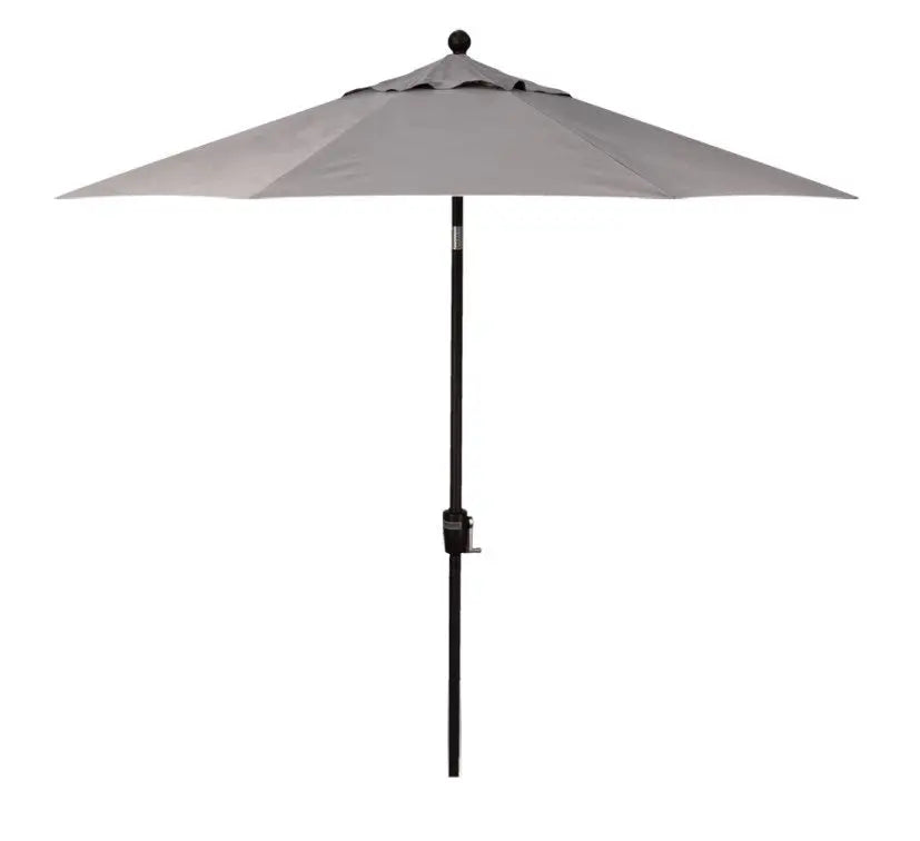 Treasure Garden 9' Octagon Push Button Tilt Umbrella with Black Frame Outdoor Umbrellas & Sunshade Boulder, Grade C 12029550
