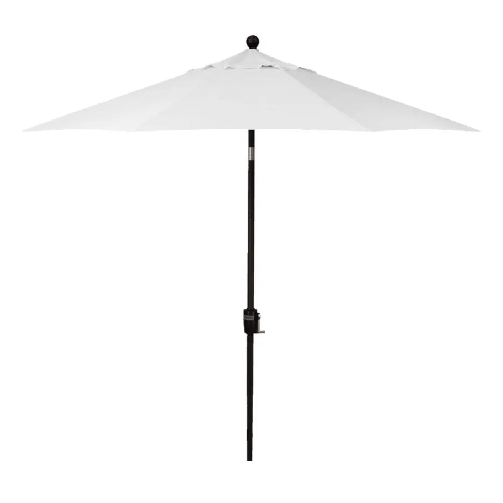 Treasure Garden 9' Octagon Push Button Tilt Umbrella with Black Frame Outdoor Umbrellas & Sunshade Natural, Grade A 12029556
