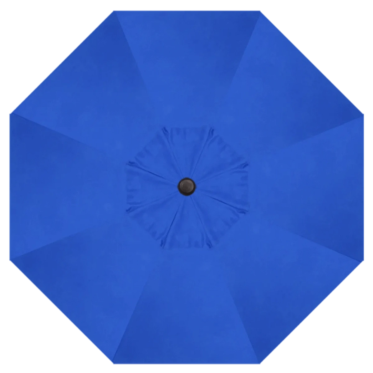 Treasure Garden 9' Octagon Push Button Tilt Umbrella with Black Frame Outdoor Umbrellas & Sunshade