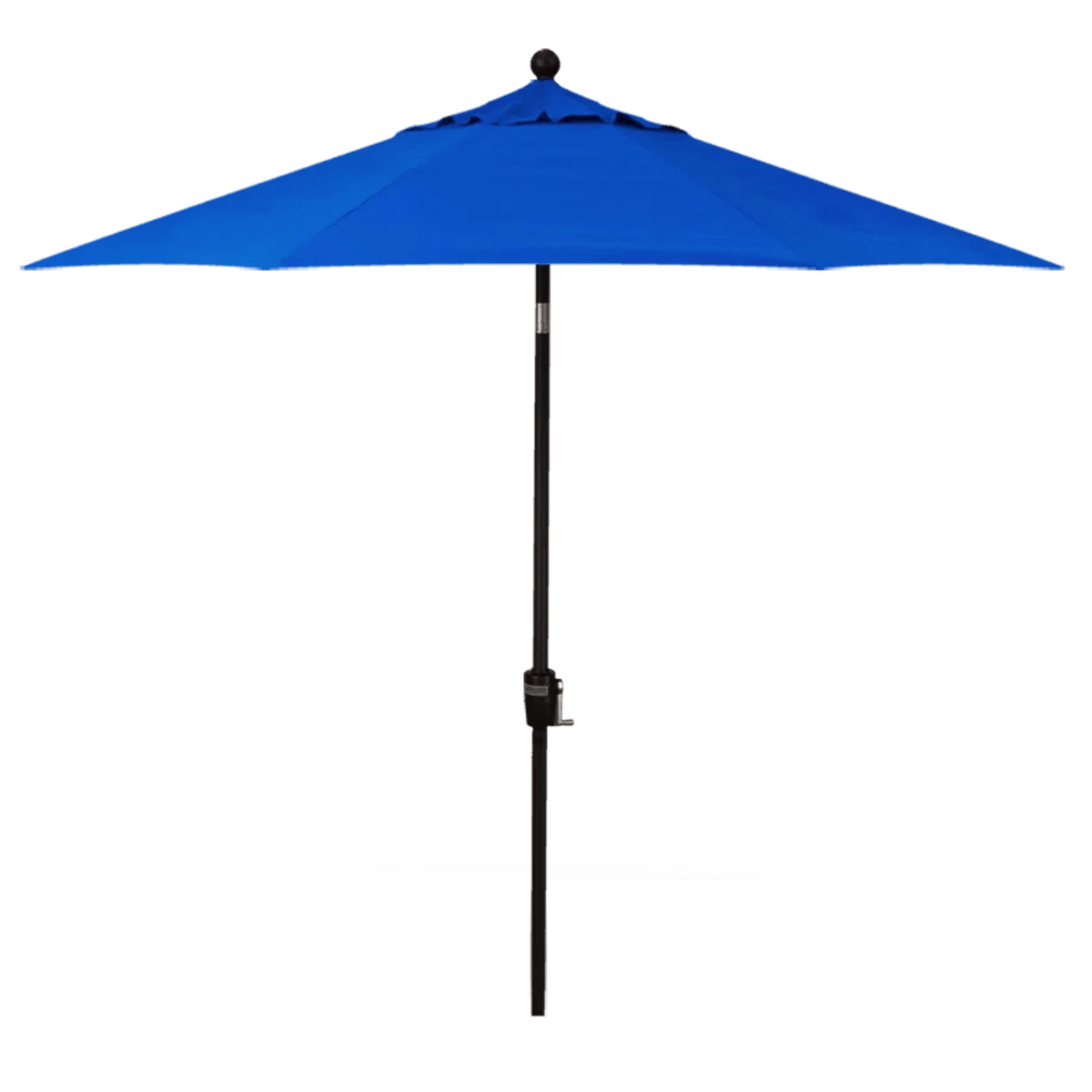 Treasure Garden 9' Octagon Push Button Tilt Umbrella with Black Frame Outdoor Umbrellas & Sunshade