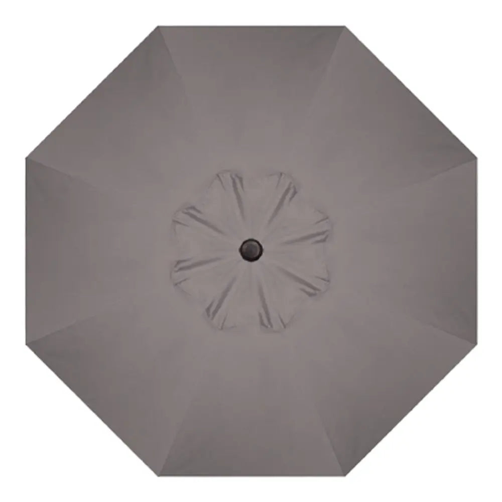 Treasure Garden 9' Octagon Push Button Tilt Umbrella with Black Frame Outdoor Umbrellas & Sunshade