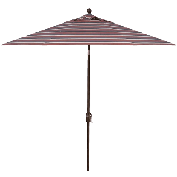 9' patio umbrellas Treasure Garden 9' Octagon Auto Tilt Umbrella with Black Frame