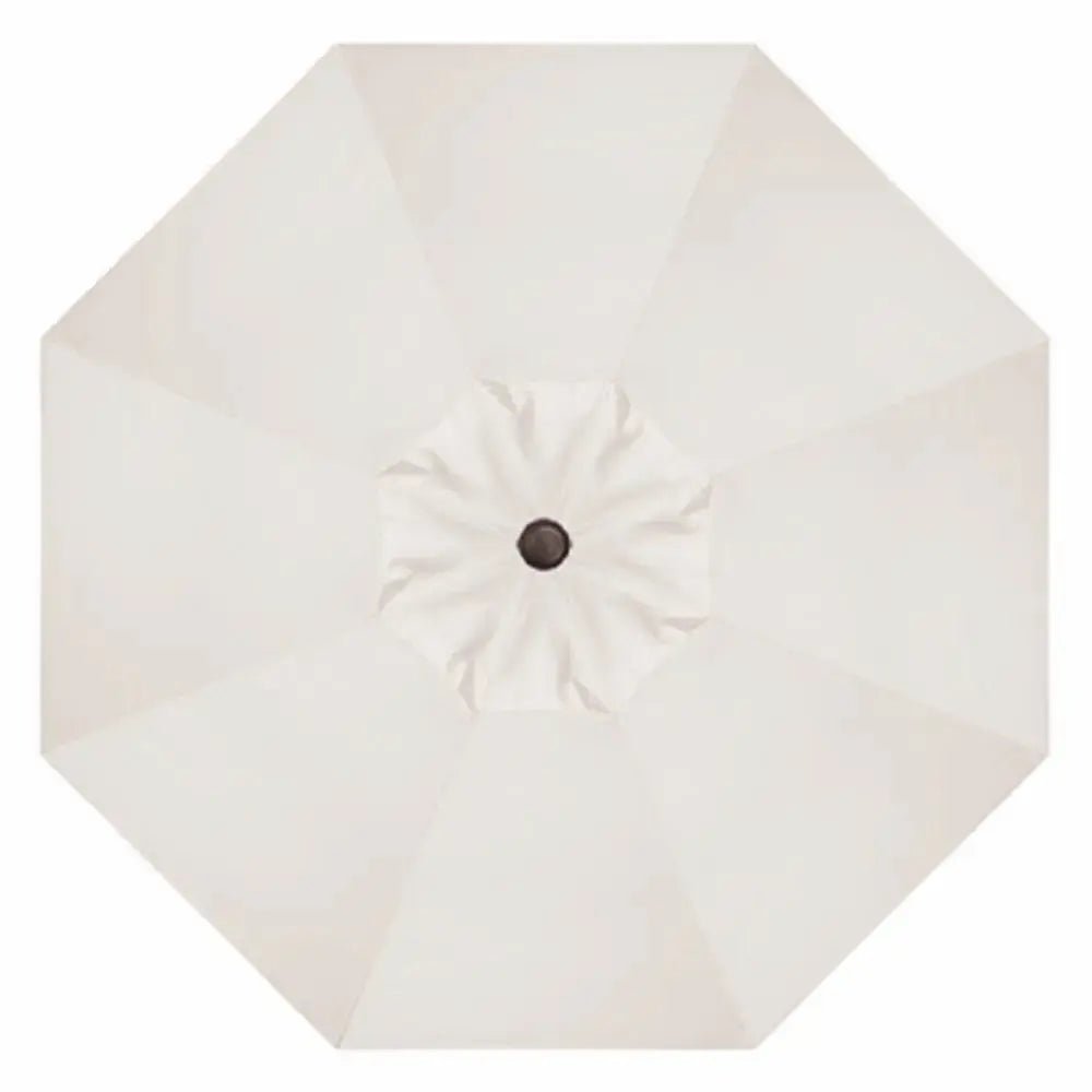 Treasure Garden 9' Octagon Push Button Tilt Umbrella with Bronze Frame Outdoor Umbrellas & Sunshade