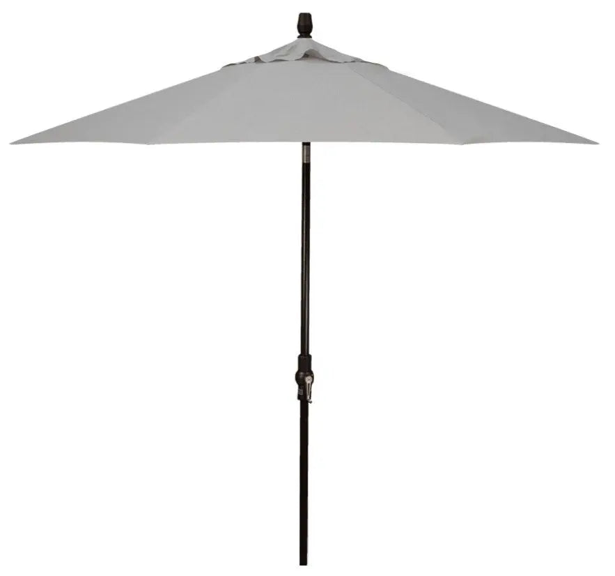 Treasure Garden 9' Starlux Collar Tilt Umbrella with Black Frame Outdoor Umbrellas & Sunshade