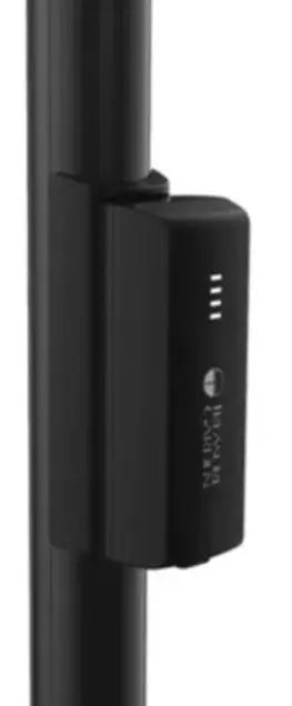 Treasure Garden 9' Starlux Collar Tilt Umbrella with Black Frame Outdoor Umbrellas & Sunshade