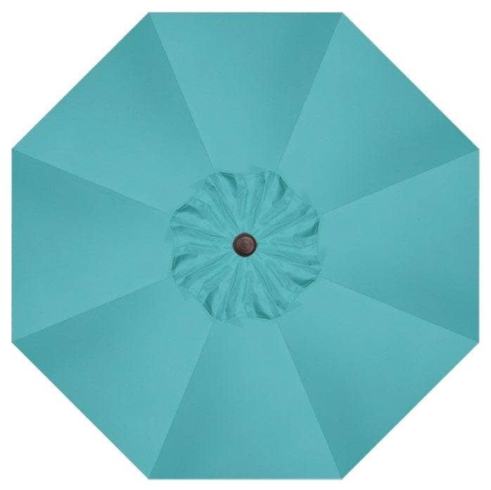 Treasure Garden 9' Starlux Collar Tilt Umbrella with Bronze Frame All