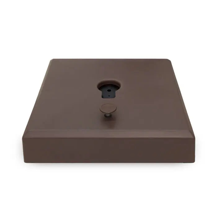 Treasure Garden AKZ13 Rolling Umbrella Base with Bronze Finish Outdoor Umbrella Bases 12029460