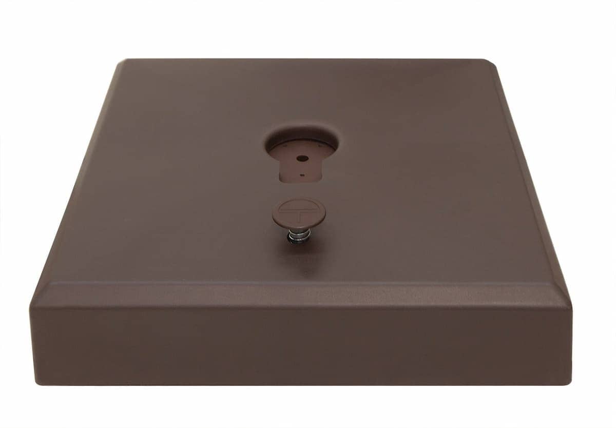 Treasure Garden AKZ13 Rolling Umbrella Base with Bronze Finish - Updated Model Outdoor Umbrella Bases 12044504