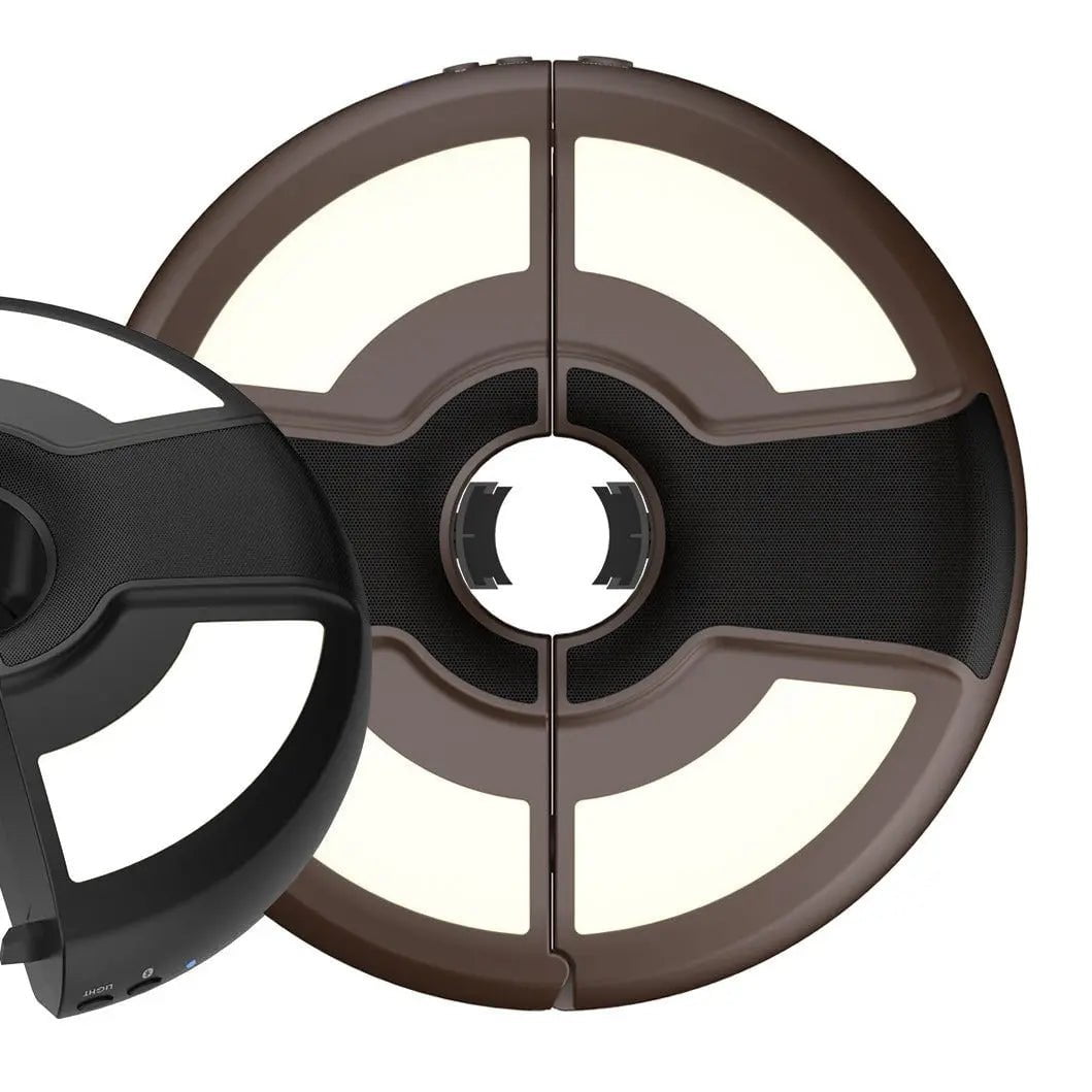 Treasure Garden Luna Pro Multicolor Umbrella Light with Bluetooth Speaker Lighting Bronze 12044271