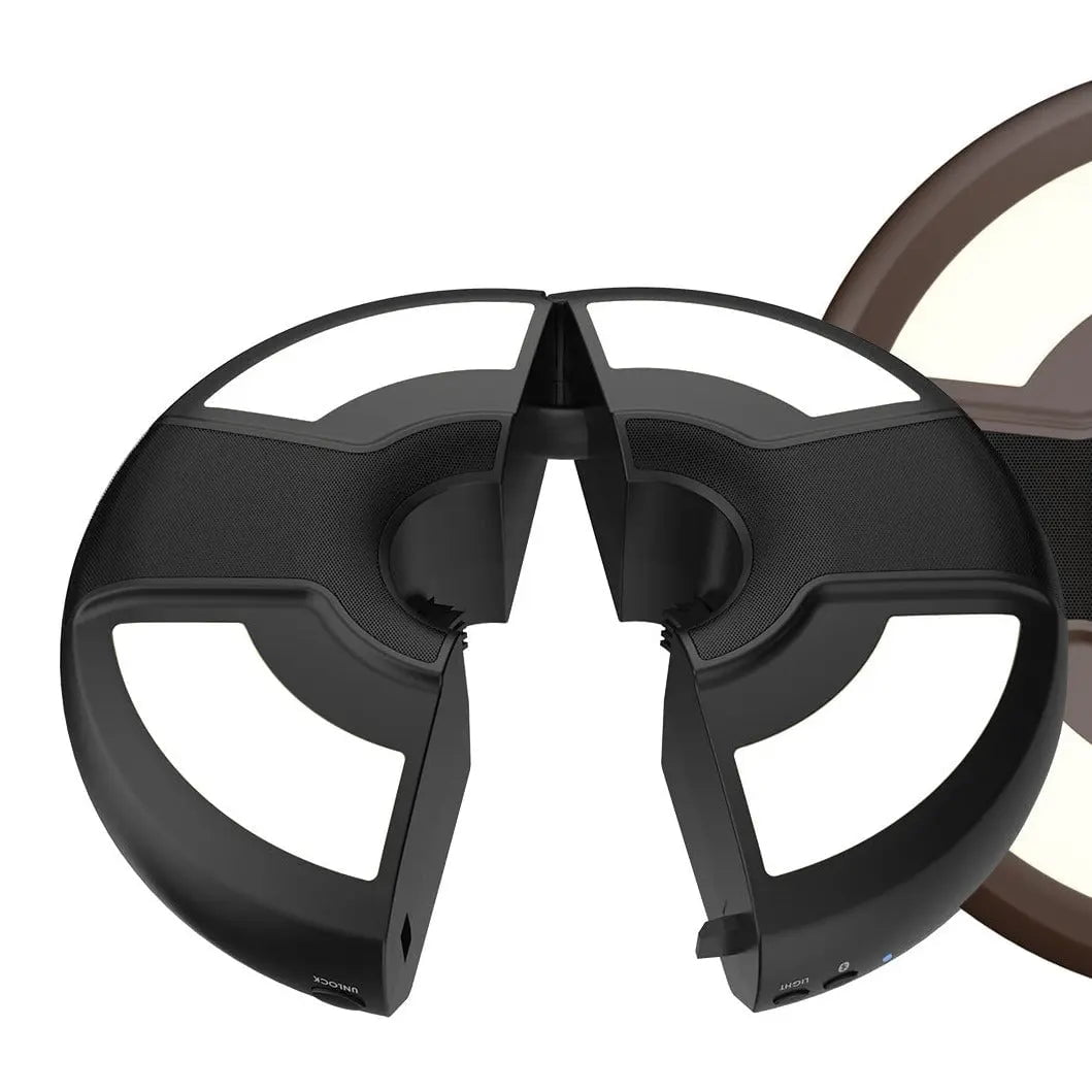 Treasure Garden Luna Pro Multicolor Umbrella Light with Bluetooth Speaker Lighting