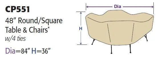 Treasure Garden Protective Cover for 48