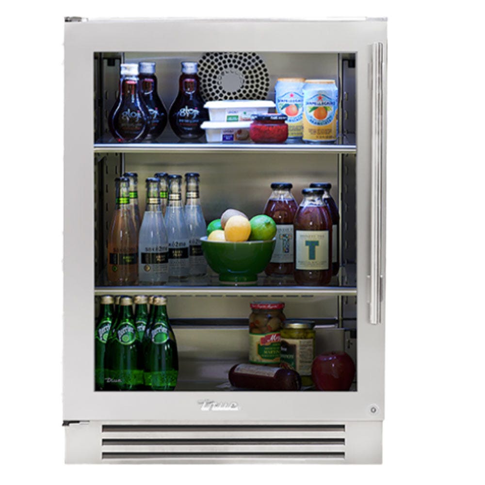 TRUE 24 inch Undercounter Refrigerator, Glass Door Refrigerators Left Hinge 12027194