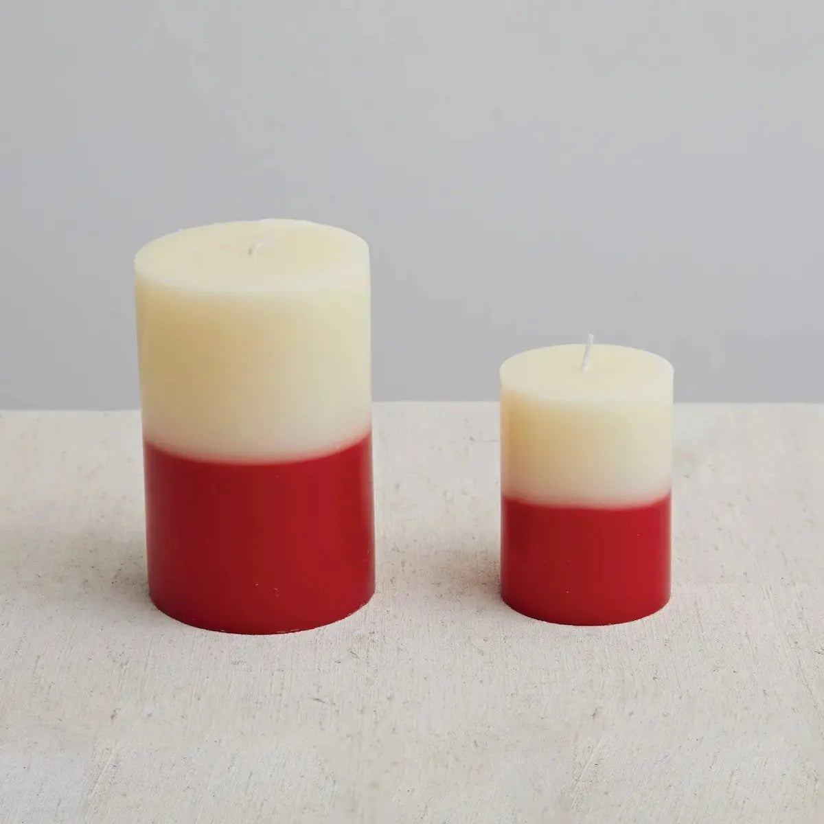 Two-Tone Pillar Candle Seasonal & Holiday Decorations 12044804