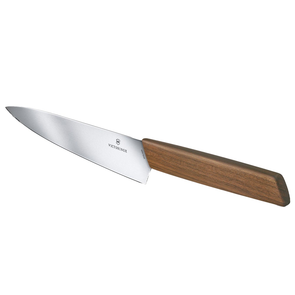 Victorinox 8.5 inch Swiss Modern Carving Knife - Walnut Handle Kitchen Knives 12039219
