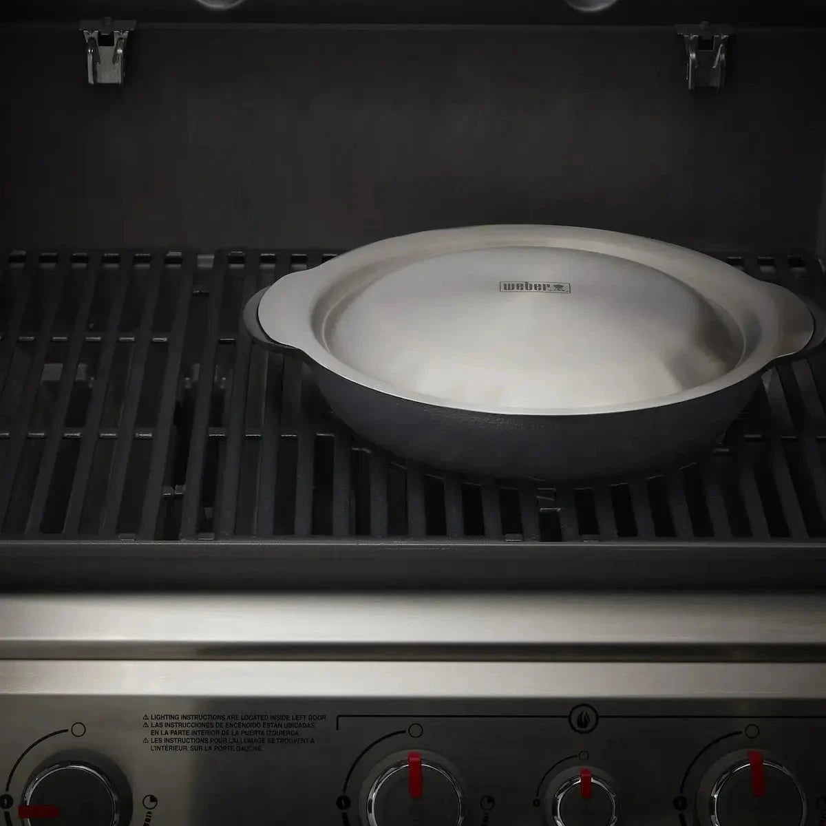 調理器具 WEBER GBS Wok w/Steam Rack Wok Set with Steaming Rack | Gourmet BBQ System | Weber Japan