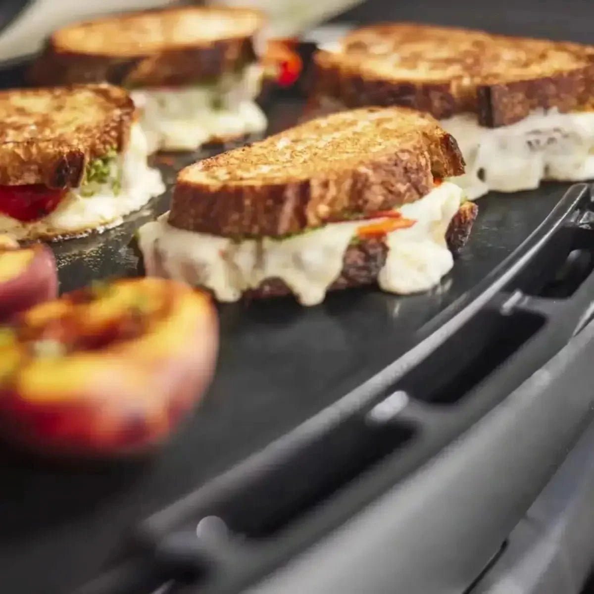 Weber Q 2800N+ Gas BBQ Grill, Midnight Black Outdoor Grill 12045305