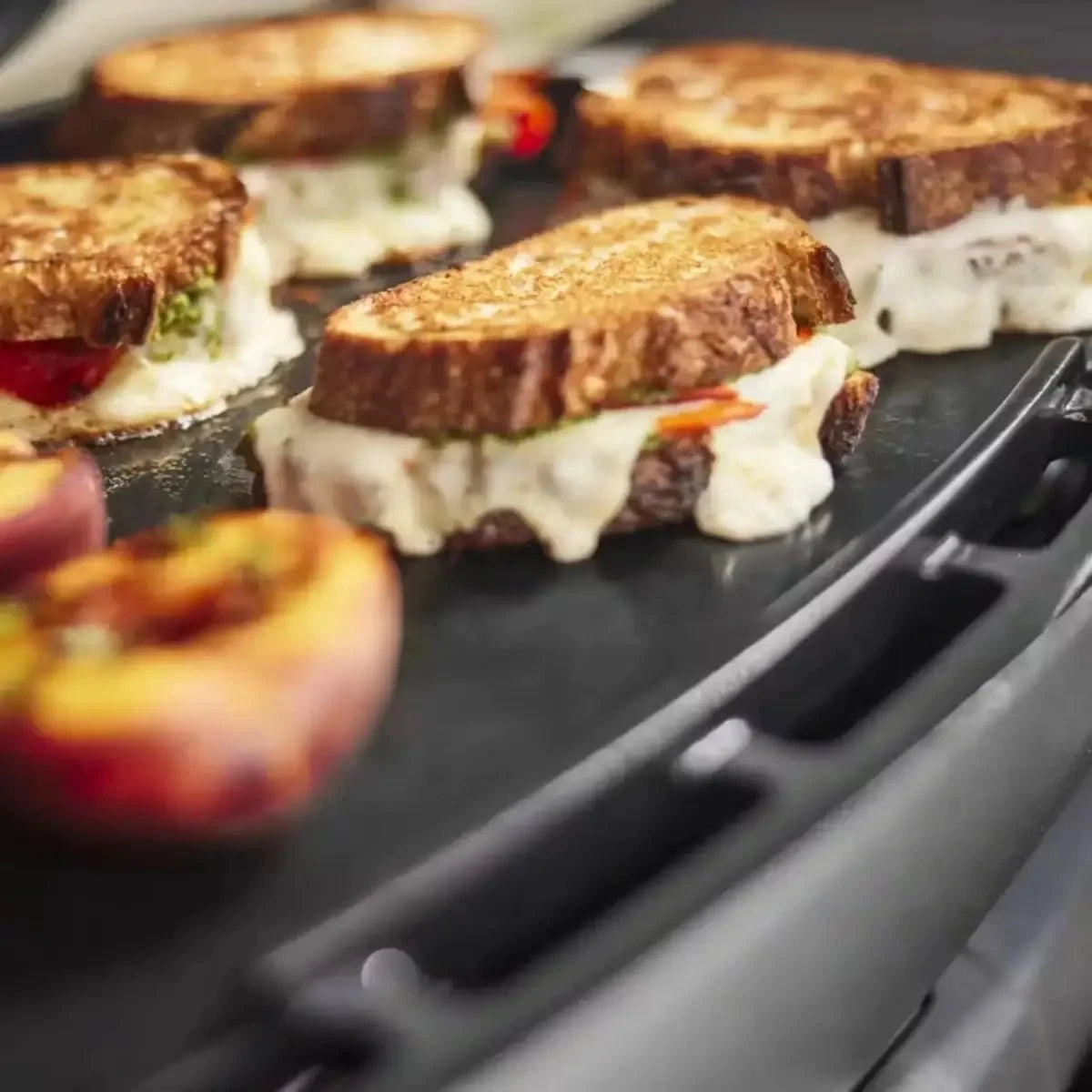 Weber Q 2800N+ Gas BBQ Grill with Stand, Midnight Black Outdoor Grill 12045306