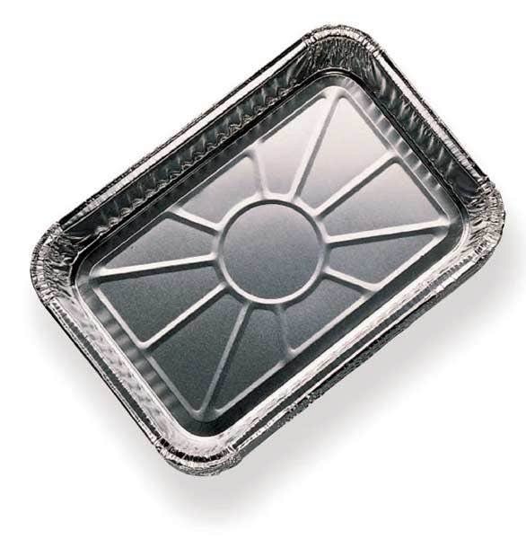 er Small Aluminum Drip Pans 8.5x6" for BBQ Grills