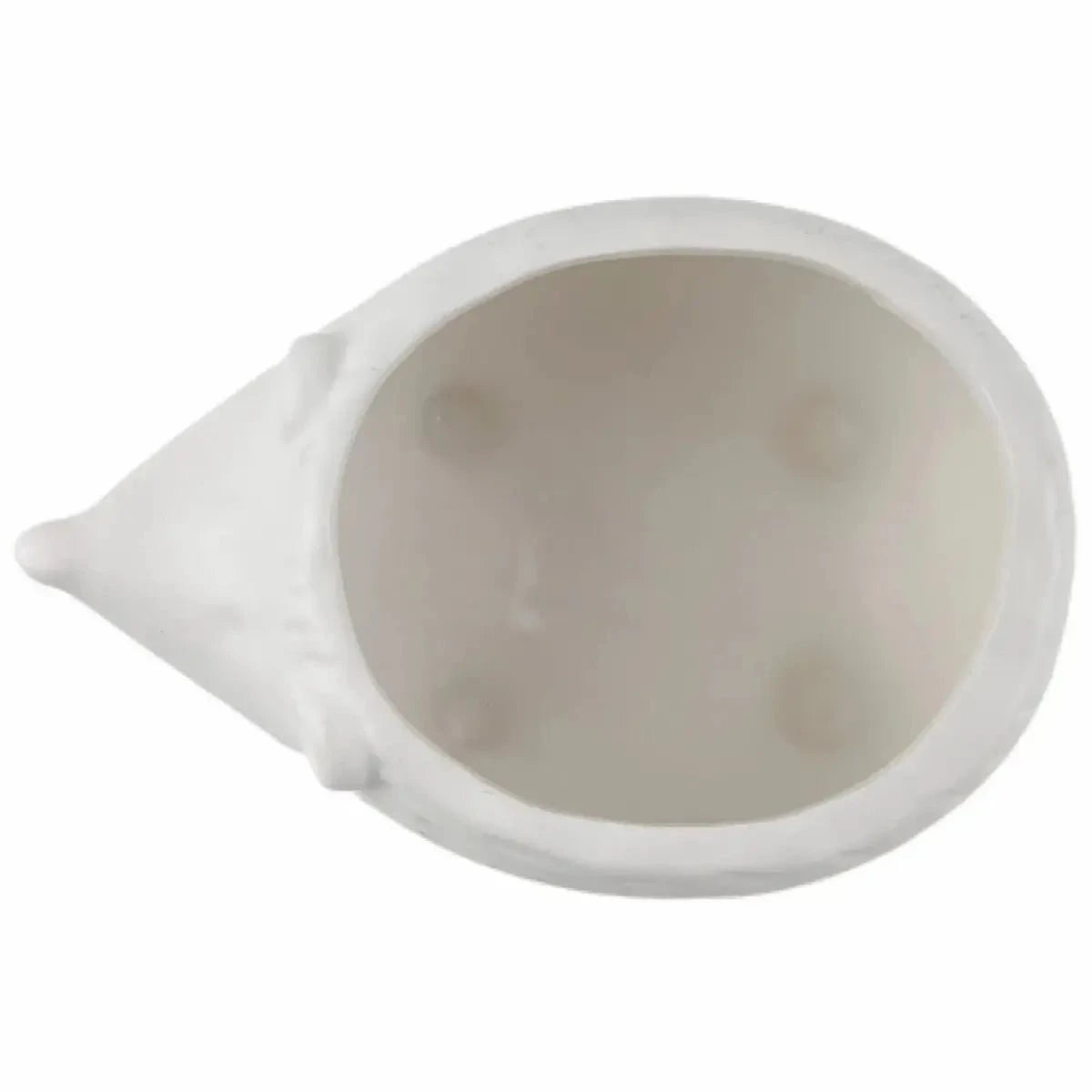 White Matte Hedgehog Stoneware Planter Seasonal & Holiday Decorations 12029977