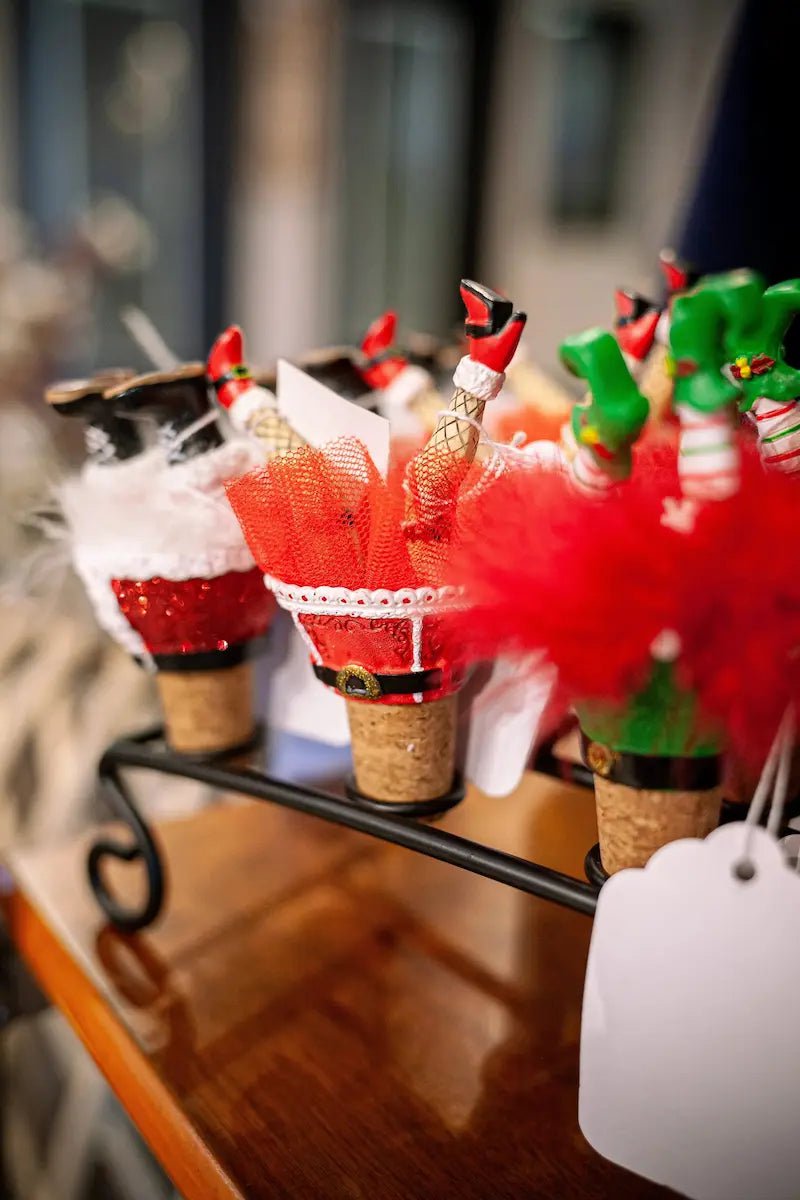 Wiggle Legs Holiday Bottle Stoppers Seasonal & Holiday Decorations