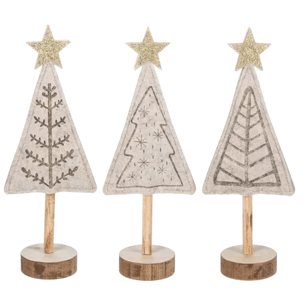 Winter Tree Figurines Seasonal & Holiday Decor