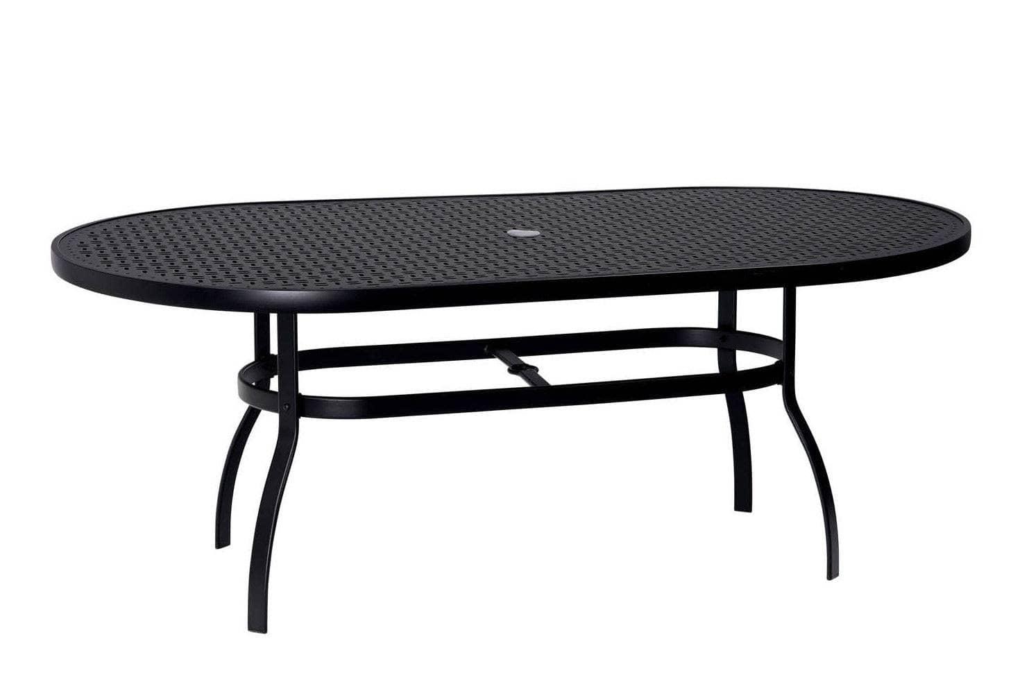Woodard Deluxe Complete 42x72 Oval Outdoor Dining Table
