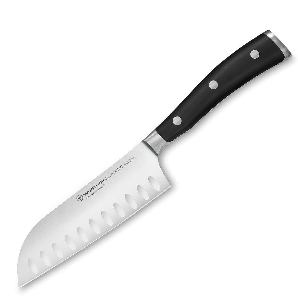 Wusthof 5 inch Classic Ikon Santoku Knife, Granton Edge Kitchen Knives 12026222