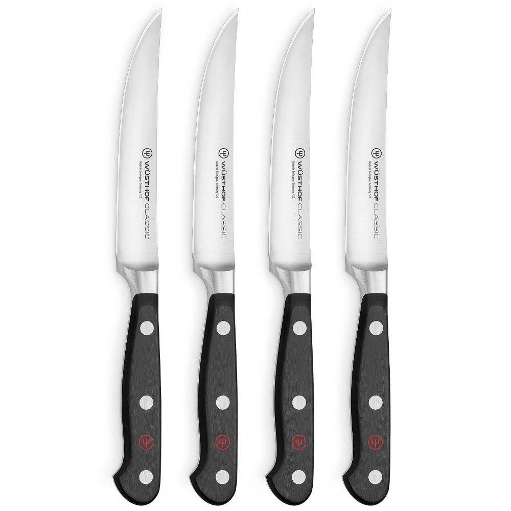 Wusthof Classic 4-Piece 4 1/2 inch Steak Knife Set Kitchen Knives 12035294