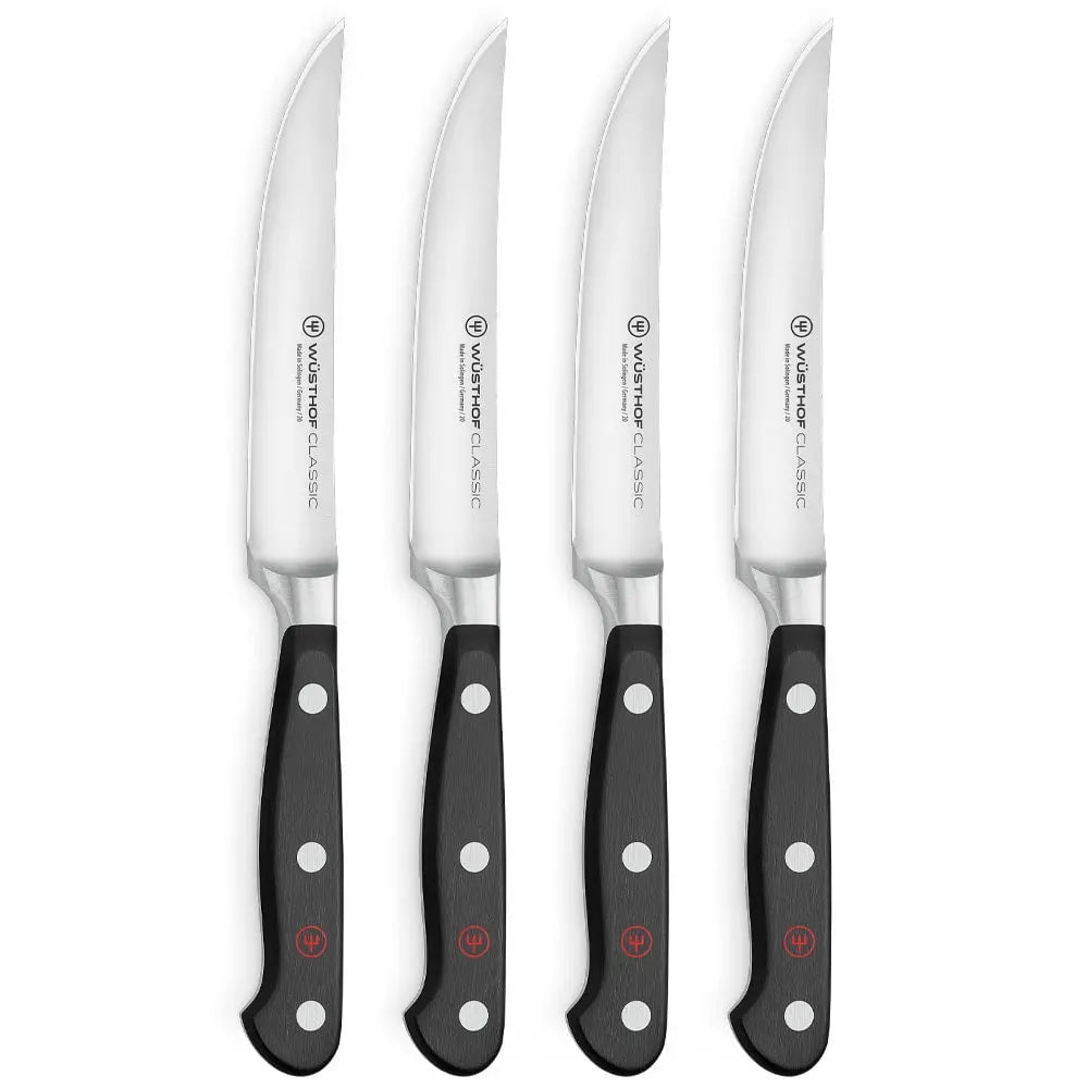 Wusthof Classic 4-Piece 4 1/2" Steak Knife Set Kitchen Knives 12035294