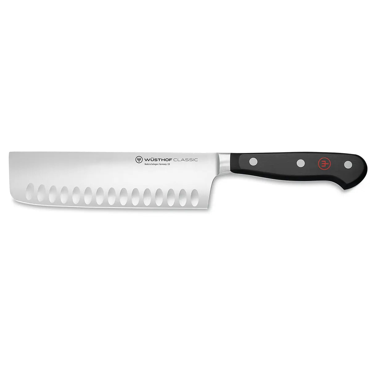 Wusthof Classic 7" Nakiri Knife, Granton Edge Kitchen Knives 12025246