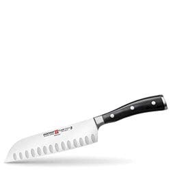 Wusthof Classic IKON 7 inch Santoku, Granton Edge Kitchen Knives 12025255