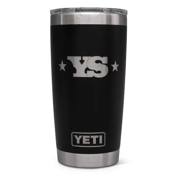 YETI Rambler 20 oz Tumbler with Yoder Smokers Logo Thermoses 12029441