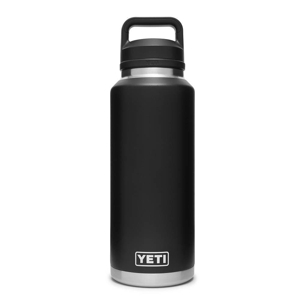 Yeti Rambler 46 oz Bottle Chug Thermoses Black 12034741