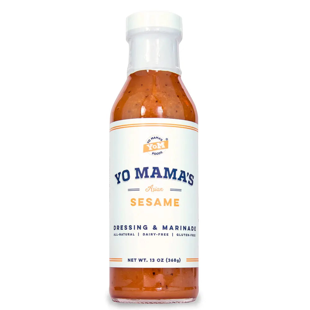 Yo Mama Asian Sesame Dressing and Marinade, 13oz Food Gift Baskets 12042219