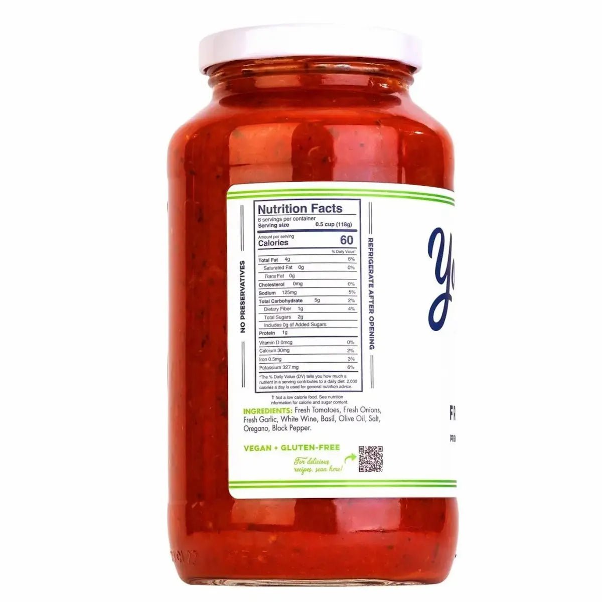 Yo Mama Bellisima Basil Pasta Sauce, 25oz Pasta Sauce 12044403