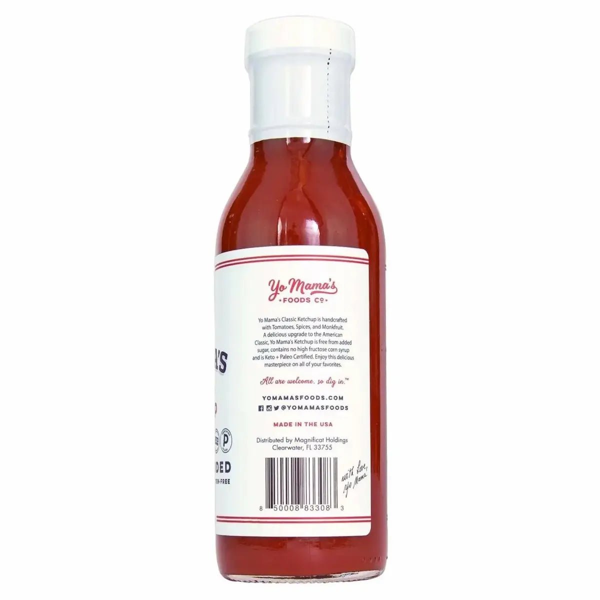 Yo Mama No Sugar Added Ketchup, 14oz Condiments & Sauces 12044352