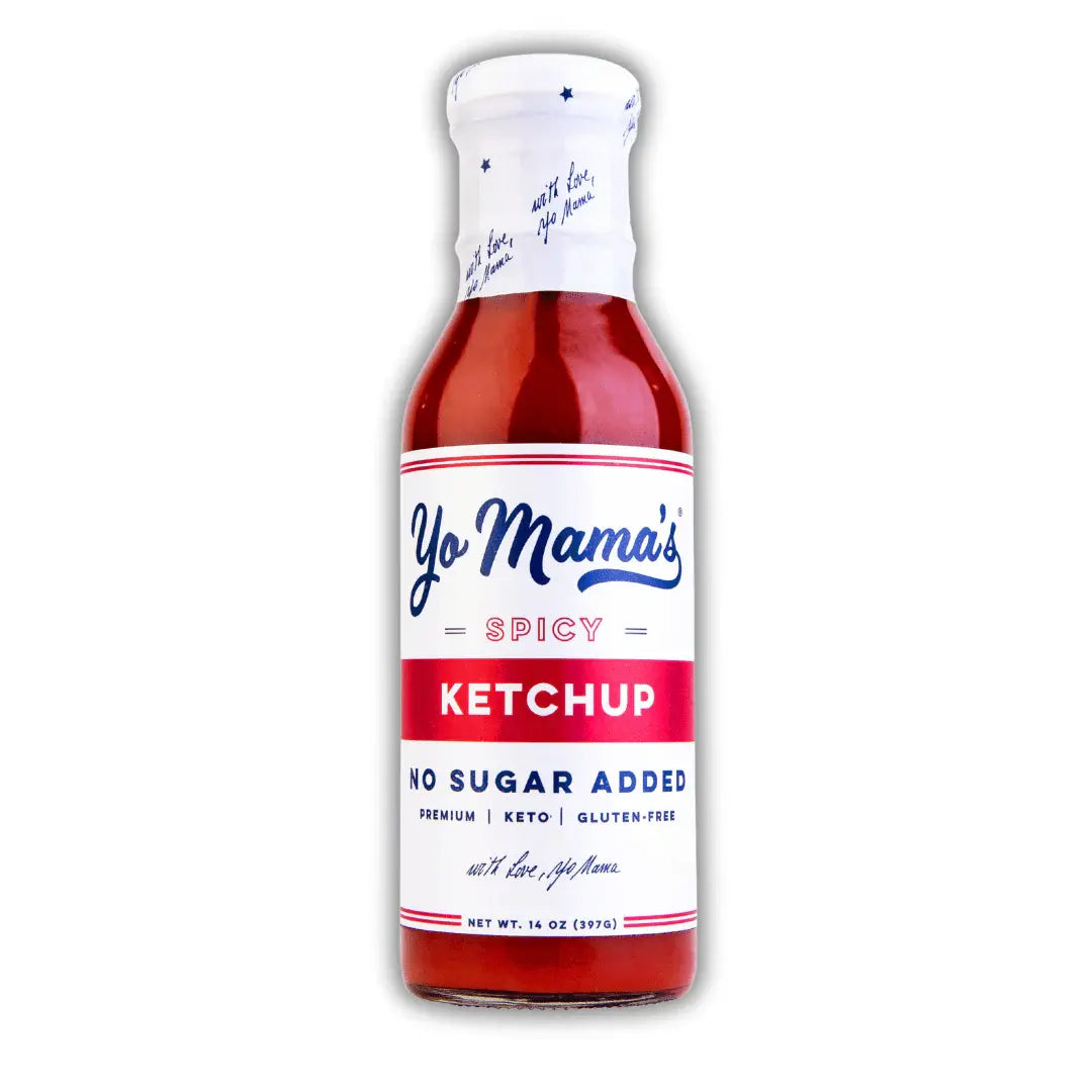 Yo Mama No Sugar Added Spicy Ketchup, 14oz Condiments & Sauces 12044353