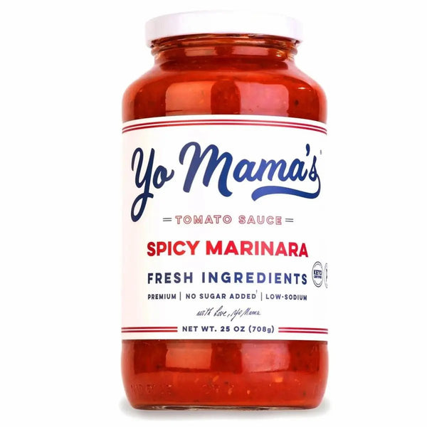 Yo Mama Spicy Marinara Pasta Sauce, 25oz